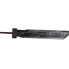 Tsurugi Sword Gaming Weapon 3d model
