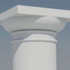 Construction Column Modern Style 3d model