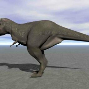 نموذج ديناصور تيرانوصور ريكس الواقعي ثلاثي الأبعاد