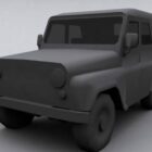 Uaz-jeep van het Sovjetleger