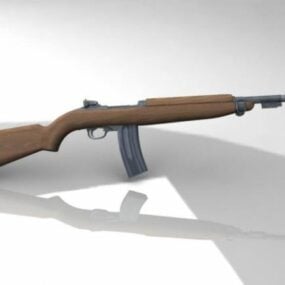 Old Us M1 Carbine Gun 3d-modell