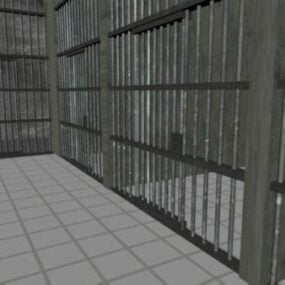 Underground Cells Fence 3d-model