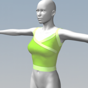 Mannequin Surplis Tshirt Mode modèle 3D