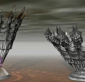 Forladt Fantasy Structure 3d-model