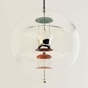 דגם Panton Globe זכוכית תלת מימד