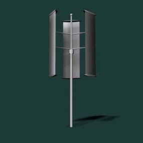 Eenvoudig windturbine 3D-model