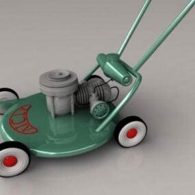 Mower Machine With Handle 3d model