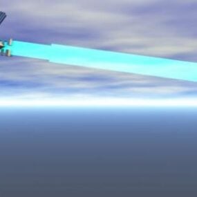 Model 3D Mistrza Świetlnego Miecza
