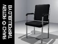 Meubles de chaise visiteur modèle 3D