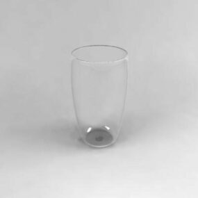 דגם תלת מימד של זכוכית מים