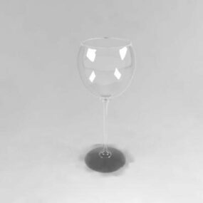 छोटा वाइन ग्लास 3डी मॉडल