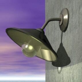 Outdoor Wall Mounted Lamp 3d model