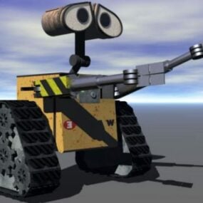 Scifi Fighter Robot, Humanoid Robot 3d model