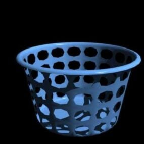 Plastic Washing Basket 3d model