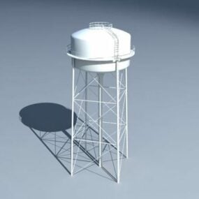 3D model vodní nádrže