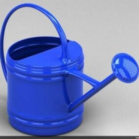 Blue Iron Watering Can 3d model