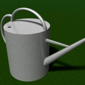 Plastic Watering Can 3d model