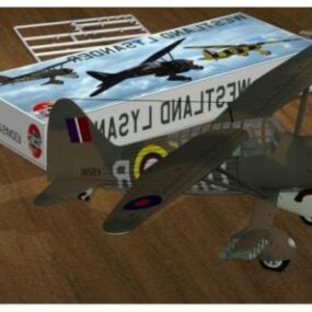 Zabytkowe Samoloty Westli model Lysandra 3D