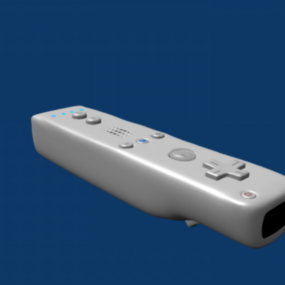 Modello 3d del controller di gioco remoto Wiimote