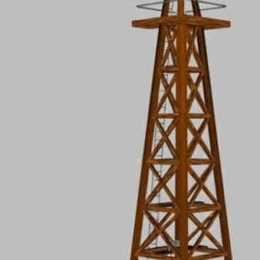 Tower Rig Building 3d-modell