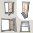 Composant de construction de fenêtre ouverte