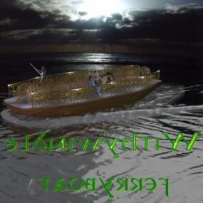 Model 3d Kapal Ferry Ing Kali