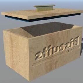 Biscuit Box 3d-modell