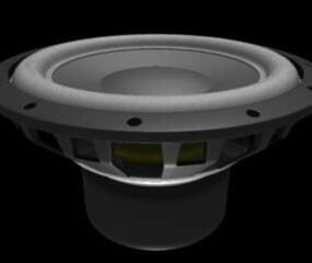 Woofer luidspreker 3D-model