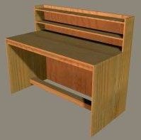 作業台テーブル家具3Dモデル