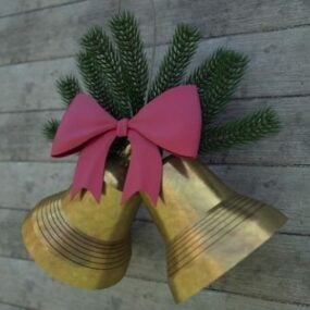 Decoración de campanas de Navidad modelo 3d