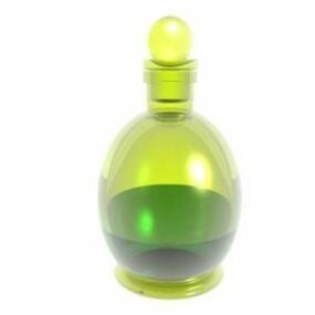 Lab glazen fles 3D-model