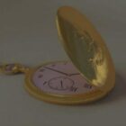 Vintage goldene Taschenuhr