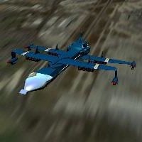 X Drohnen-Raumschiff 3D-Modell