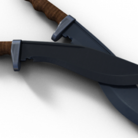 Hunter Knife Weapon 3d model