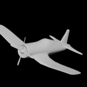 Avion militaire Nakajima Ki27 modèle 3D