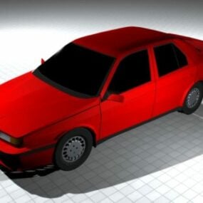 Car Vehicle With Living Room 3d model