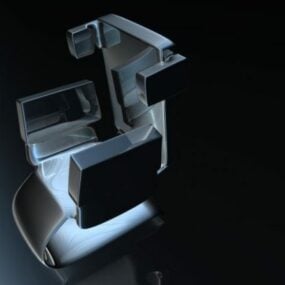 Mô hình ghế bành nhựa 3d