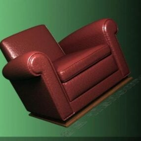 Klasická čínská židle s vyřezávaným 3D modelem