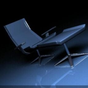 Drewniana część krzesła Tabouret Model 3D
