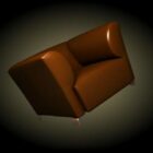 Realistic Leather Armchair Collection
