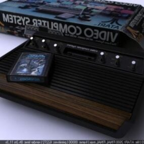 Atari 2600 Gadget 3d malli