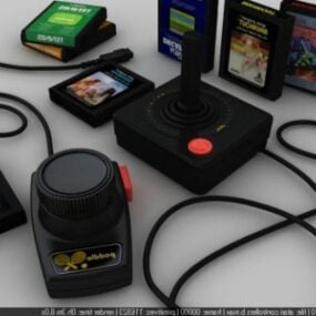 Atari Controller Gadget 3d-modell