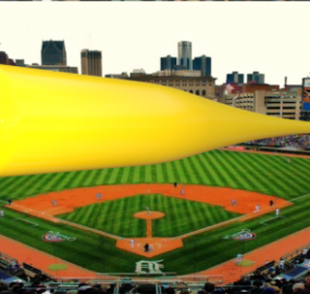 דגם תלת מימד של ציוד ספורט עטלף בייסבול