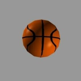 3д модель баскетбольного спортивного мяча