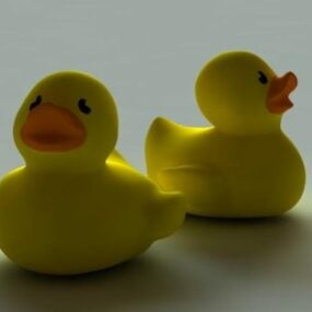 Rubber Little Duck Toy 3d model