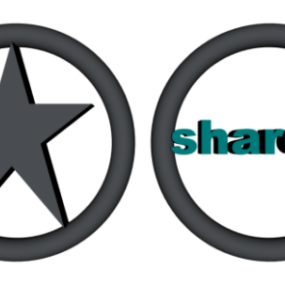 Yıldız Logo Şekli Dekorasyon 3d modeli