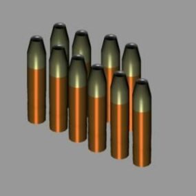 Bullets Stack 3d model