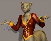 Chakat Animal Character 3d model
