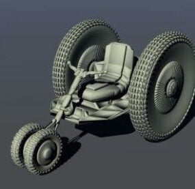 Triciclo de ciencia ficción modelo 3d