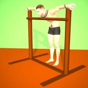 Torture Gym Man 3d model